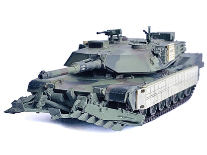 United States M1A1 AIM TUSK (Tank Urban Survival Kit) with Mine Plow (Travel Mode) "United States Marine Corps 8th Tank Battalion II MED Iraq" (2003) Green Camouflage "NEO Dragon Armor" Series 1/72 Plastic Model