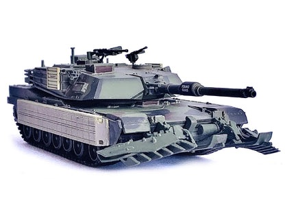 United States M1A1 AIM TUSK (Tank Urban Survival Kit) with Mine Plow (Travel Mode) "United States Marine Corps 8th Tank Battalion II MED Iraq" (2003) Green Camouflage "NEO Dragon Armor" Series 1/72 Plastic Model