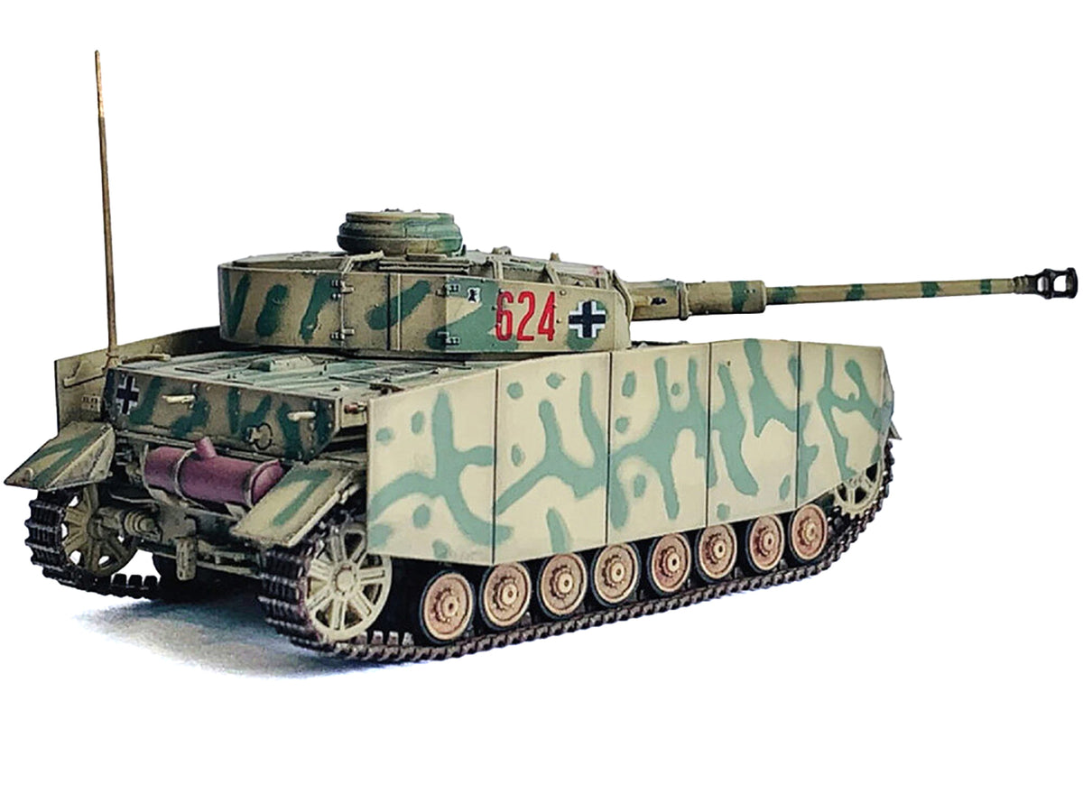 Germany Pz.Kpfw.IV Ausf.H with Schurzen Tank #624 "3.Pz.Div. Ukraine" (1943) "NEO Dragon Armor" Series 1/72 Plastic Model