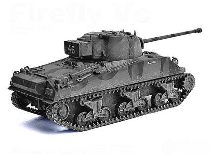 British Sherman Firefly VC Tank "4th/7th Royal Dragoon Guard 8th Armoured Brigade France" (1944) "NEO Dragon Armor" Series 1/72 Plastic Model