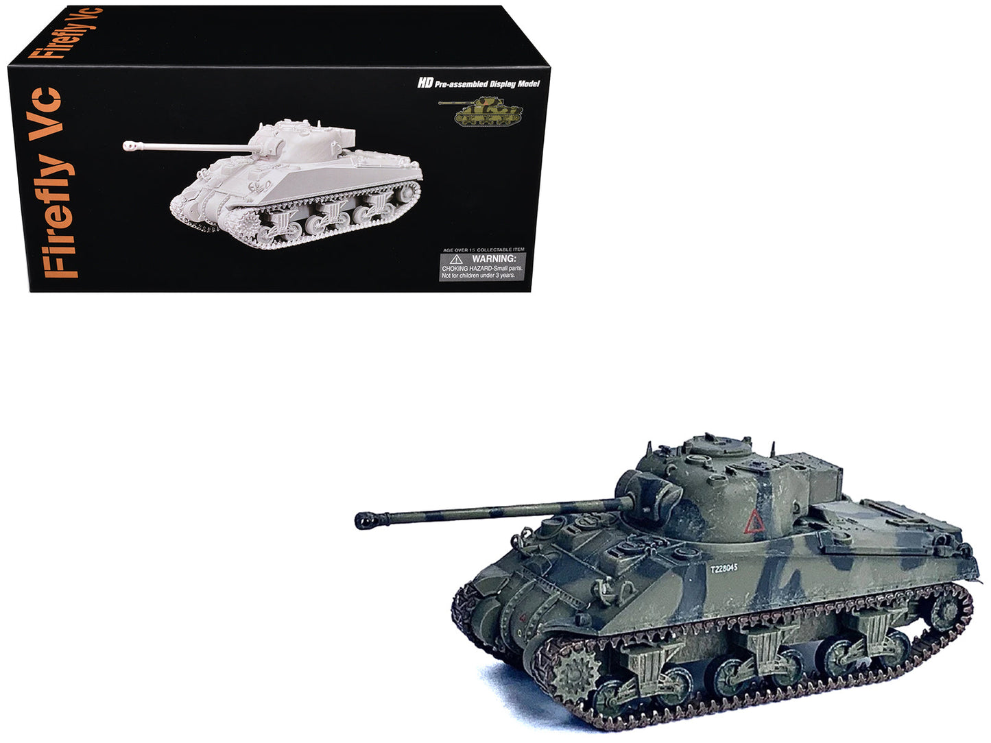 British Sherman Firefly VC Tank "4th/7th Royal Dragoon Guard 8th Armoured Brigade France" (1944) "NEO Dragon Armor" Series 1/72 Plastic Model