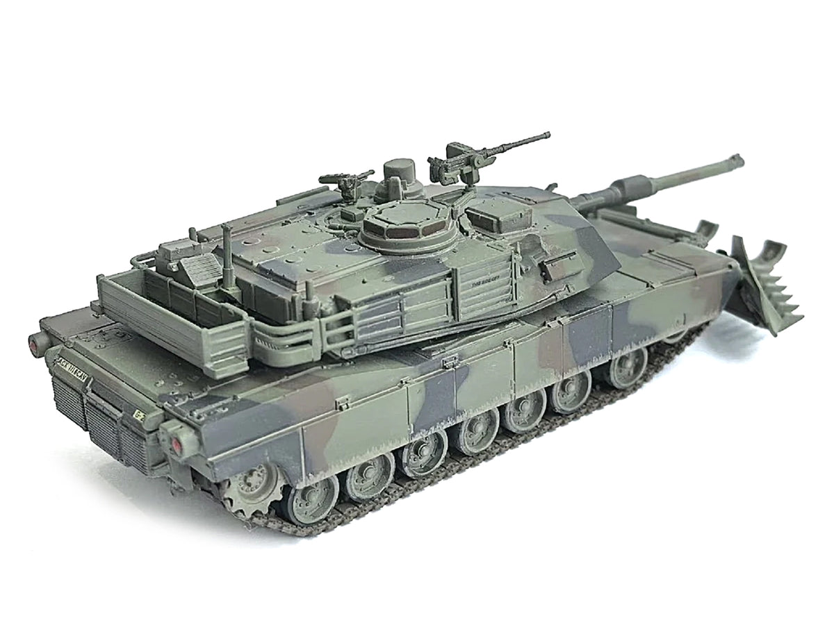 United States M1A2 SEP (System Enhancement Package) Tank with Mine Plow (Plowing Mode) "United States Army 1st Battalion 16th Cav. Reg. Fort Knox" (2002)" Green Camouflage "NEO Dragon Armor" Series 1/72 Plastic Model