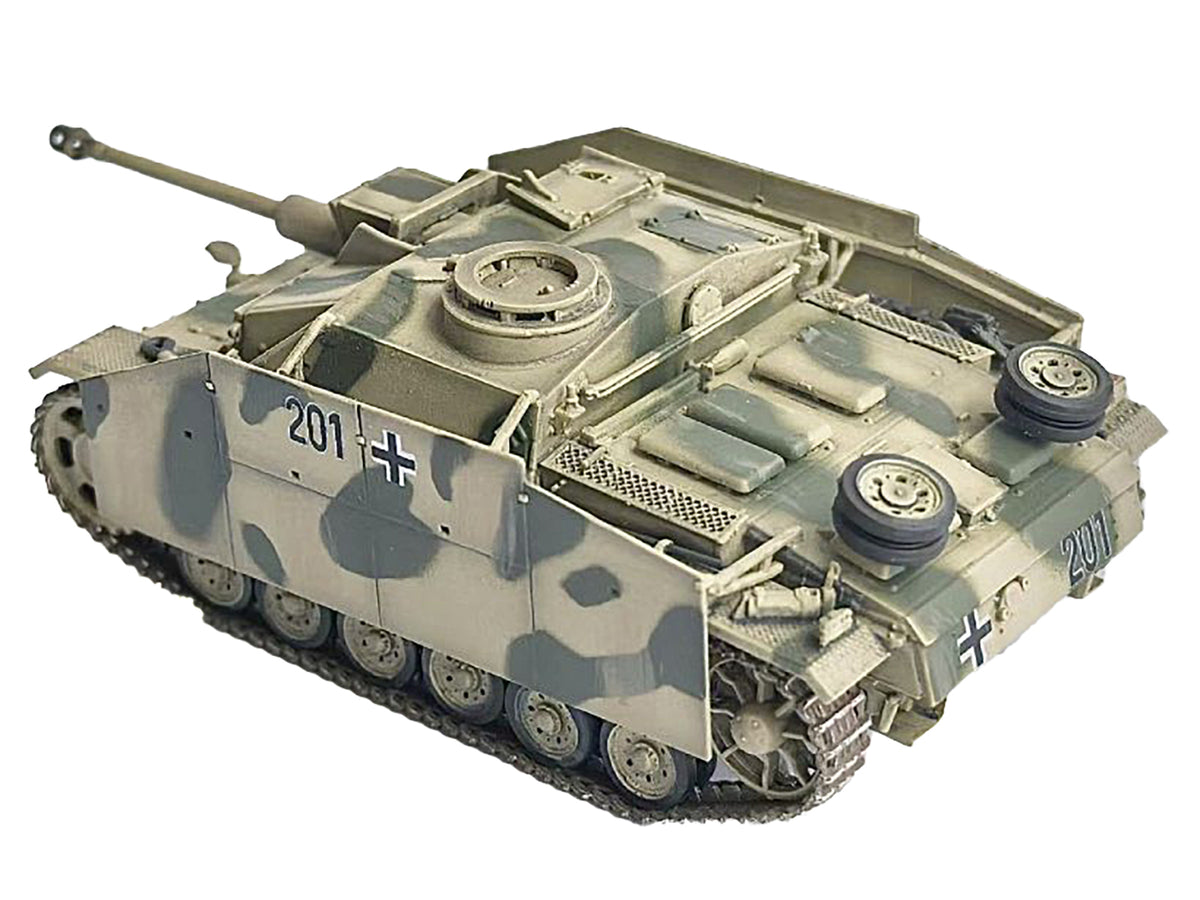 Germany StuG.III Ausf.G Early Production Tank with Schurzen #201 "StuG Brigade 242 Italy" (1943) "NEO Dragon Armor" Series 1/72 Plastic Model
