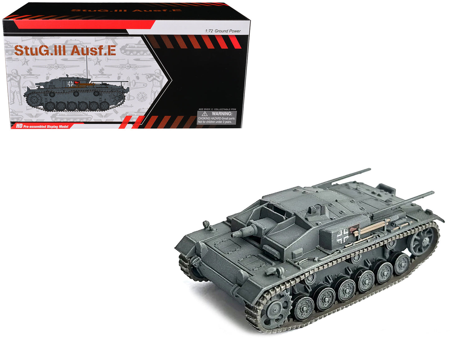 Germany StuG. III Ausf.E Tank "StuG.Abt. 191 Klin Russia" (1941) German Army "NEO Dragon Armor" Series 1/72 Plastic Model