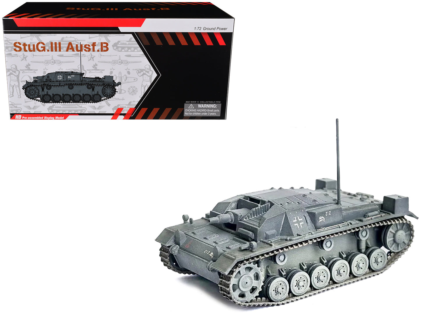 Germany StuG. III Ausf.B Tank "StuG.Abt. 226 Eastern Front" (1941) German Army "NEO Dragon Armor" Series 1/72 Plastic Model