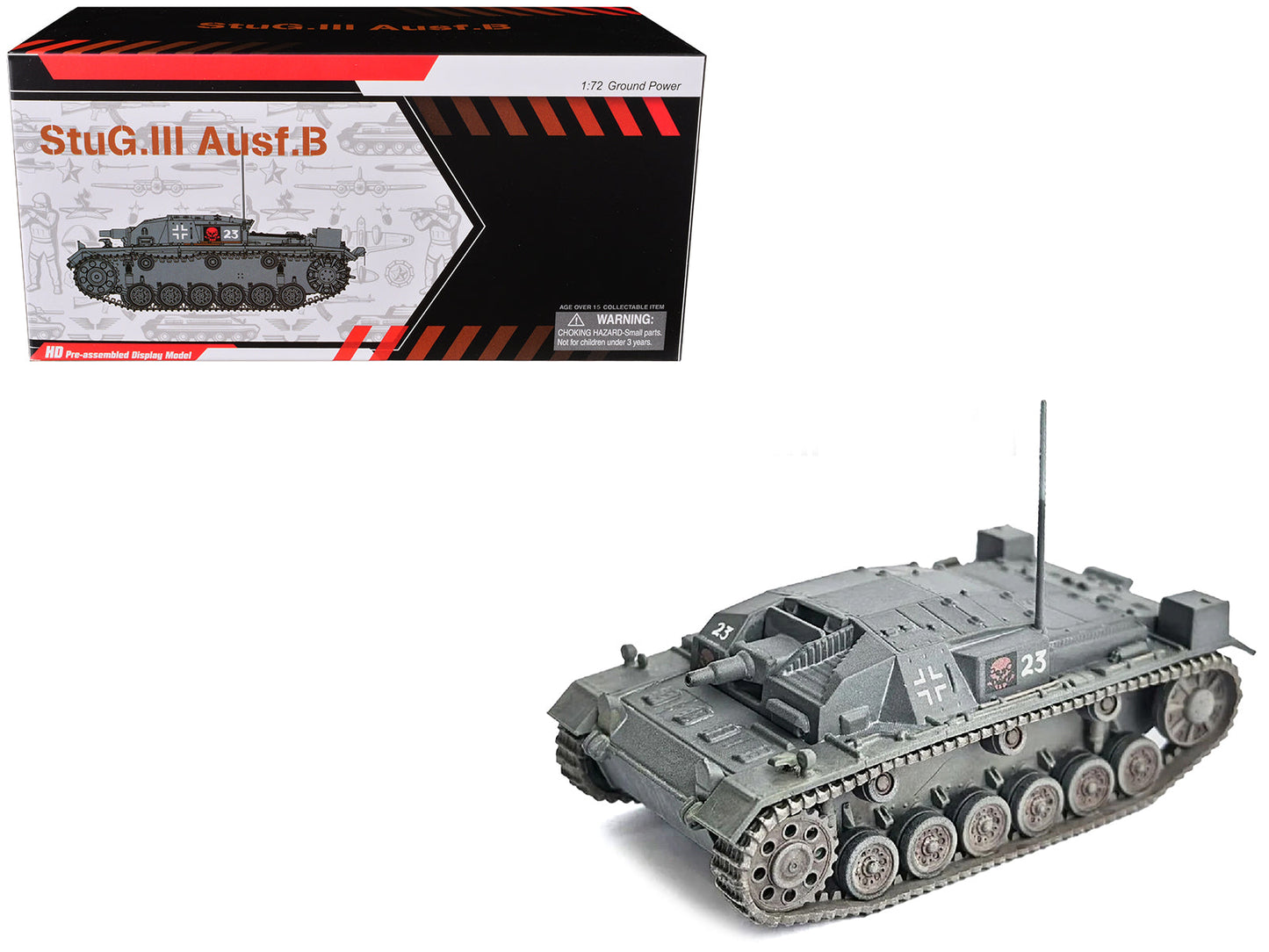 Germany StuG. III Ausf.B Tank "StuG.Abt. 192 Eastern Front" (1941) German Army "NEO Dragon Armor" Series 1/72 Plastic Model