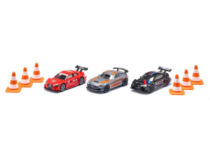 Race Cars 3 Car Set Diecast Models