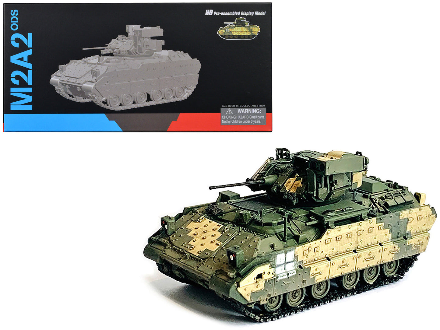 Ukraine M2A2 ODS Light Tank 3-Tone Camouflage "NEO Dragon Armor" Series 1/72 Plastic Model
