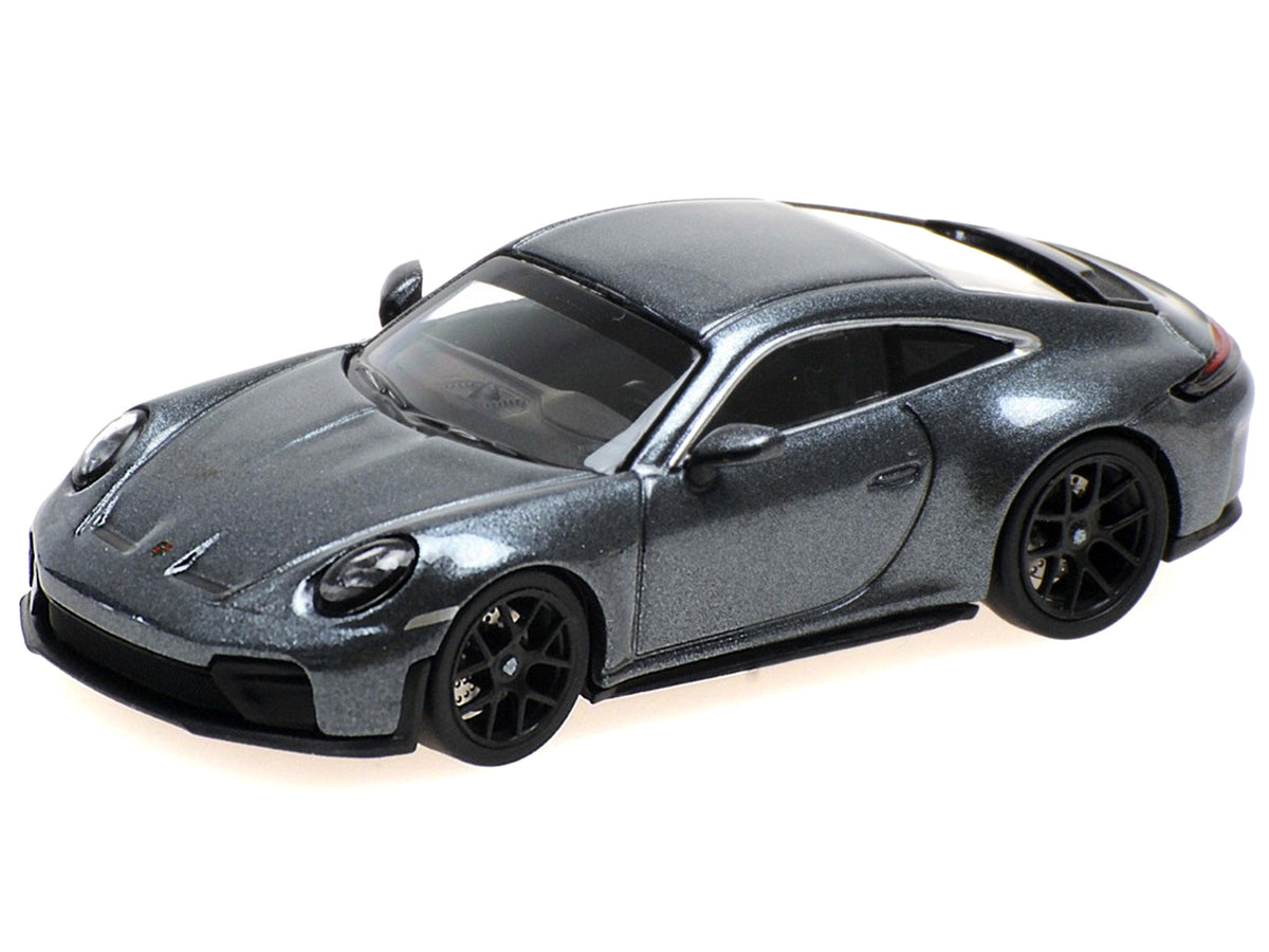 2025 Porsche 911 (992.2) GT3 Touring Gray Metallic Limited Edition to 240 pieces Worldwide 1/64 Diecast Model Car
