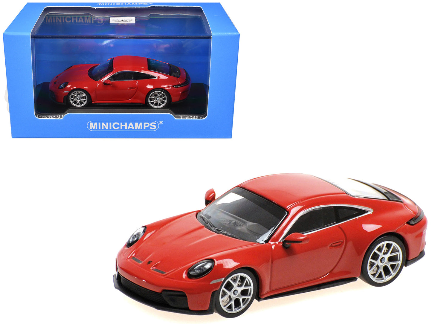 2025 Porsche 911 (992.2) GT3 Touring Red Limited Edition to 240 pieces Worldwide 1/64 Diecast Model Car