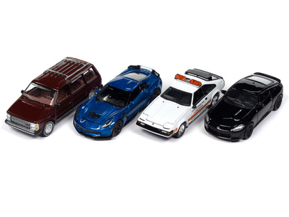 Auto World Premium 2024 Set B of 6 pieces Release 2 1/64 Diecast Model Cars