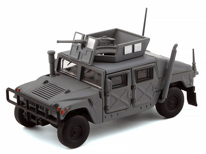 HUMVEE 4-CT Military Vehicle Matt Gray with Alternative Tops 1/64 Diecast Model Car
