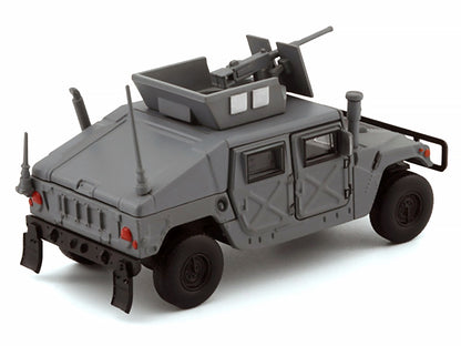 HUMVEE 4-CT Military Vehicle Matt Gray with Alternative Tops 1/64 Diecast Model Car
