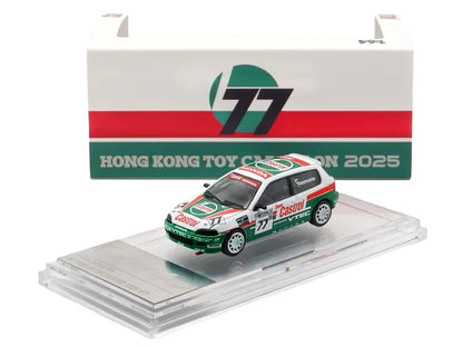 Honda Civic EG6 RHD (Right Hand Drive) #77 Team Castrol "National Saloon Car Cup" (1993) 1/64 Diecast Model Car