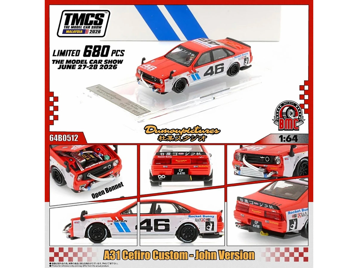 The Model Car Show (TMCS) Malaysia 2026 Set of 3 Pieces Limited Edition to 680 pieces Worldwide 1/64 Diecast Model Cars