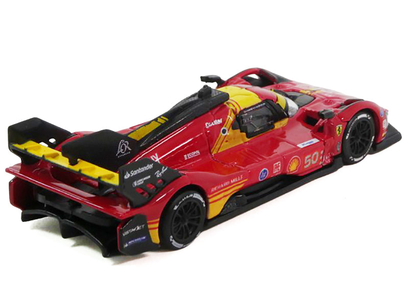 Ferrari 499P #50 Antonio Fuoco - Miguel Molina - Nicklas Nielsen "Ferrari AF Corse" Winner "24 Hours of Le Mans" (2024) 1/64 Diecast Model Car
