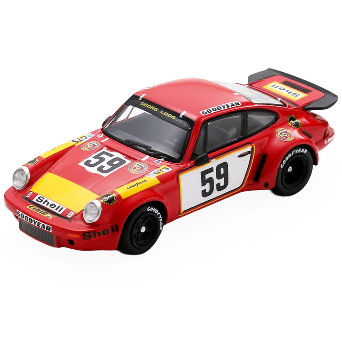 Porsche 911 Carrera RSR #59 Tim Schenken - Howden Ganley "Gelo Racing Team" "24 Hours of Le Mans" (1975) 1/64 Model Car