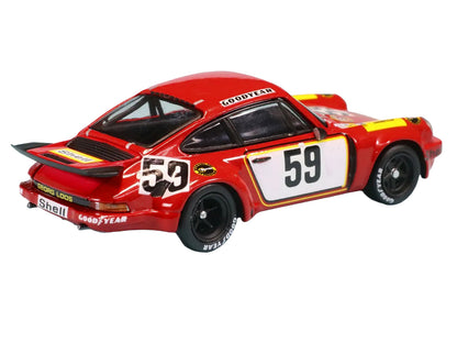 Porsche 911 Carrera RSR #59 Tim Schenken - Howden Ganley "Gelo Racing Team" "24 Hours of Le Mans" (1975) 1/64 Model Car