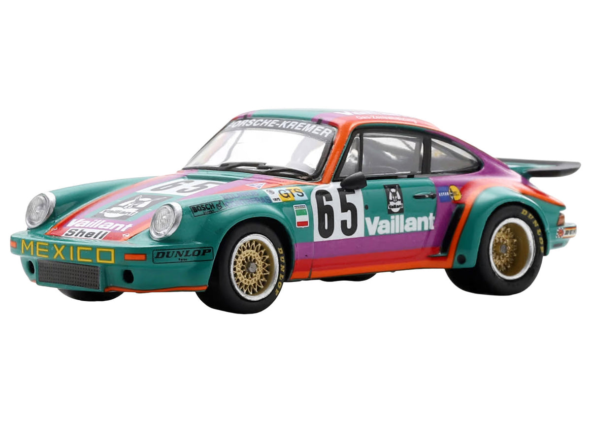 Porsche 911 Carrera RSR #65 Juan Carlos Bolanos - Andres Contreras - Billy Sprowls "Porsche Kremer Racing Team" "24 Hours of Le Mans" (1975) 1/64 Model Car