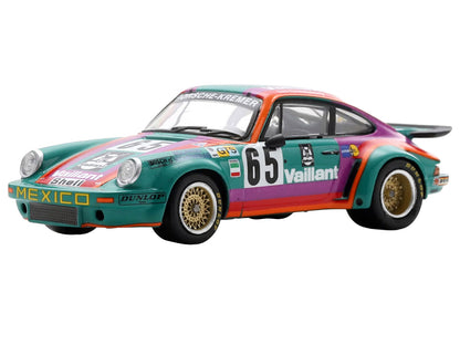 Porsche 911 Carrera RSR #65 Juan Carlos Bolanos - Andres Contreras - Billy Sprowls "Porsche Kremer Racing Team" "24 Hours of Le Mans" (1975) 1/64 Model Car