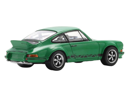 1973 Porsche 911 Carrera RSR 2.8 Green with Black Stripes 1/64 Model Car