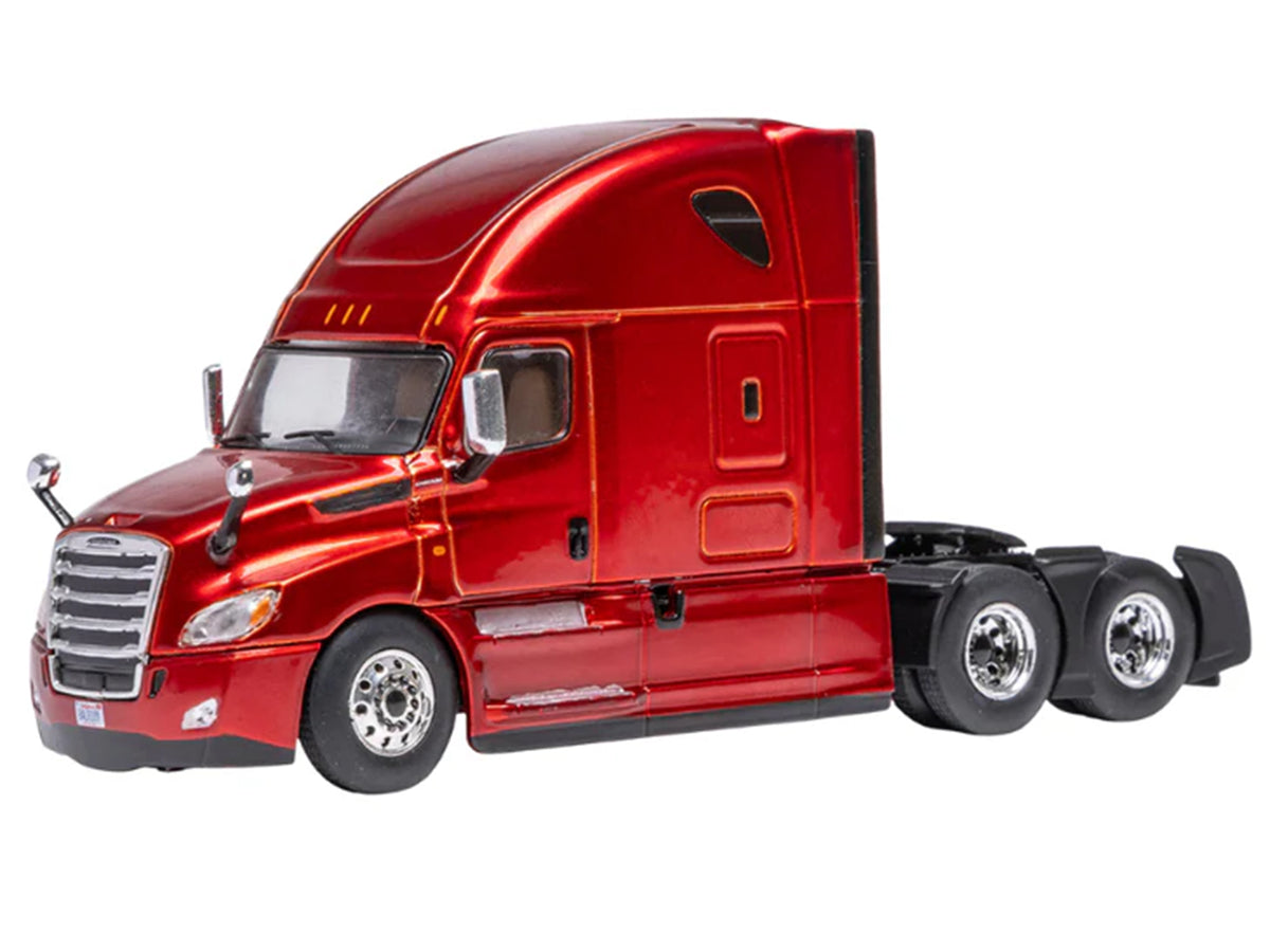 2018 Freightliner Cascadia Truck Tractor Red Metallic 1/64 Diecast Model