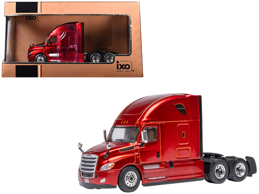 2018 Freightliner Cascadia Truck Tractor Red Metallic 1/64 Diecast Model