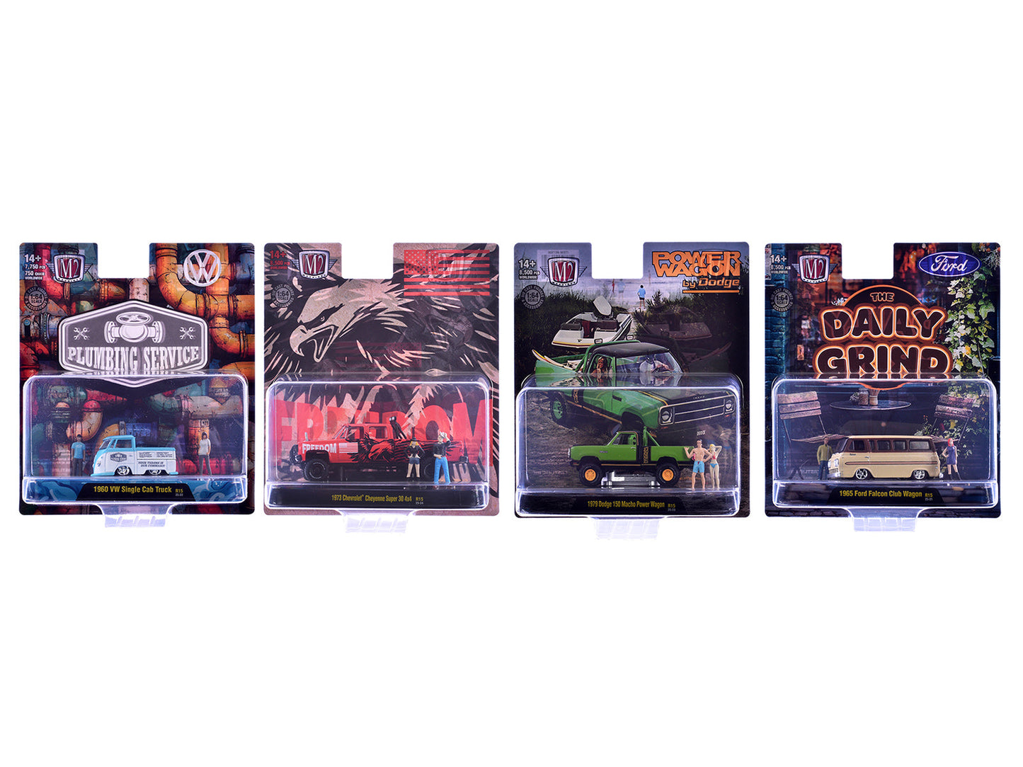 "Auto News" Release 15 Set of 4 Cars Limited Edition to 8500 pieces Worldwide 1/64 Diecast Model Cars