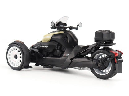 Can-Am Ryker Rally 3-Wheel Motorcycle Sand Storm and Black 1/12 Diecast Model