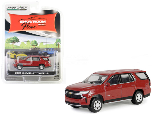 2023 Chevrolet Tahoe LS Radiant Red Metallic "Showroom Floor" Series 5 1/64 Diecast Model Car