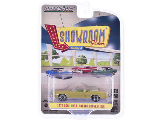 1975 Cadillac Eldorado Convertible Florentine Gold Firemist "Showroom Floor" Series 6 1/64 Diecast Model Car