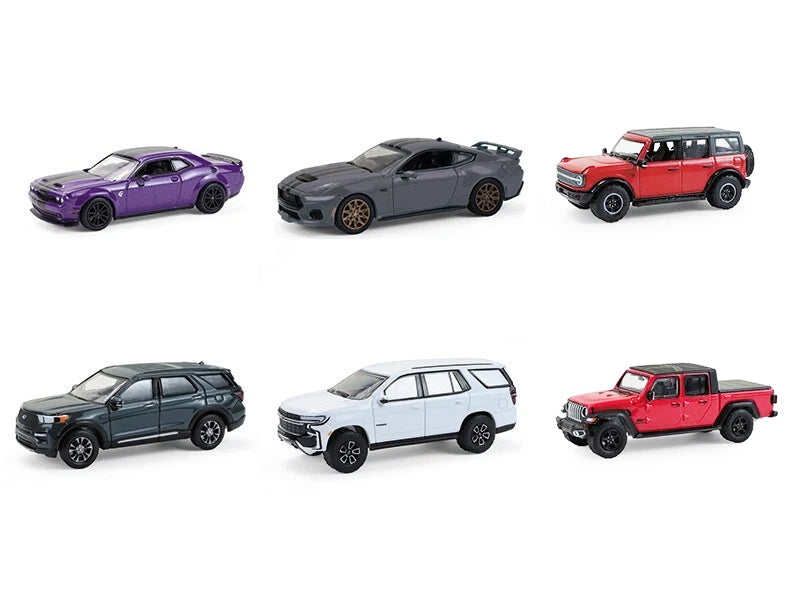 "Showroom Floor" Series 7 Set of 6 Cars 1/64 Diecast Model Cars