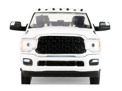 2023 Ram 2500 Bighorn Pickup Truck White "Auto Mall" Series 8 1/64 Diecast Model Car