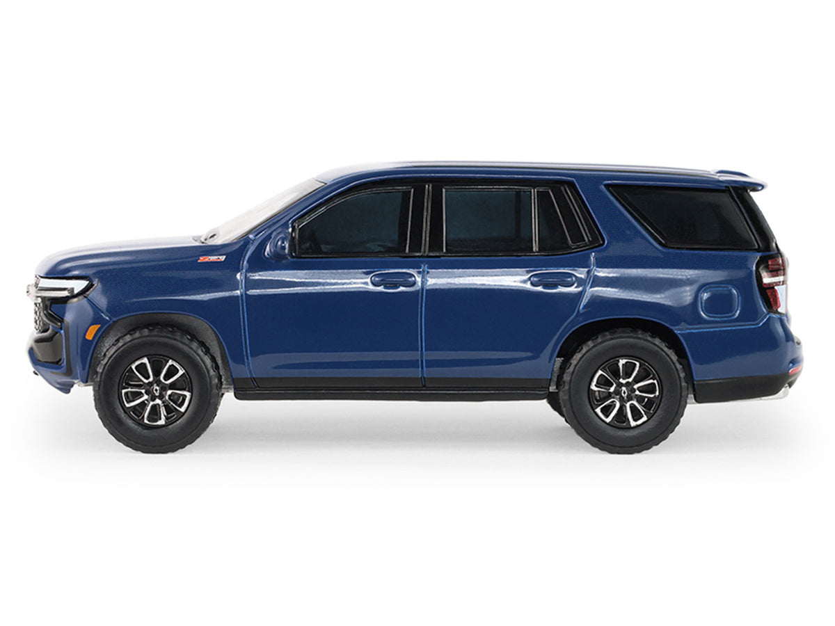 2024 Chevrolet Tahoe Midnight Blue Metallic "Auto Mall" Series 8 1/64 Diecast Model Car