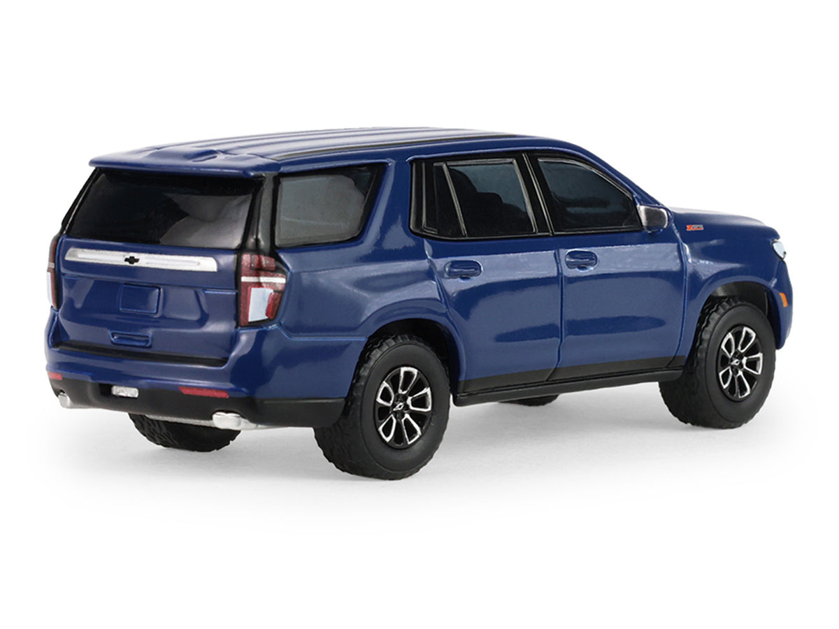 2024 Chevrolet Tahoe Midnight Blue Metallic "Auto Mall" Series 8 1/64 Diecast Model Car
