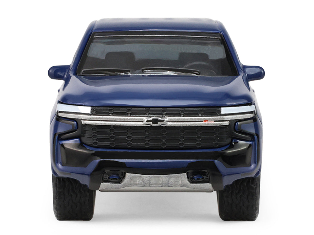 2024 Chevrolet Tahoe Midnight Blue Metallic "Auto Mall" Series 8 1/64 Diecast Model Car
