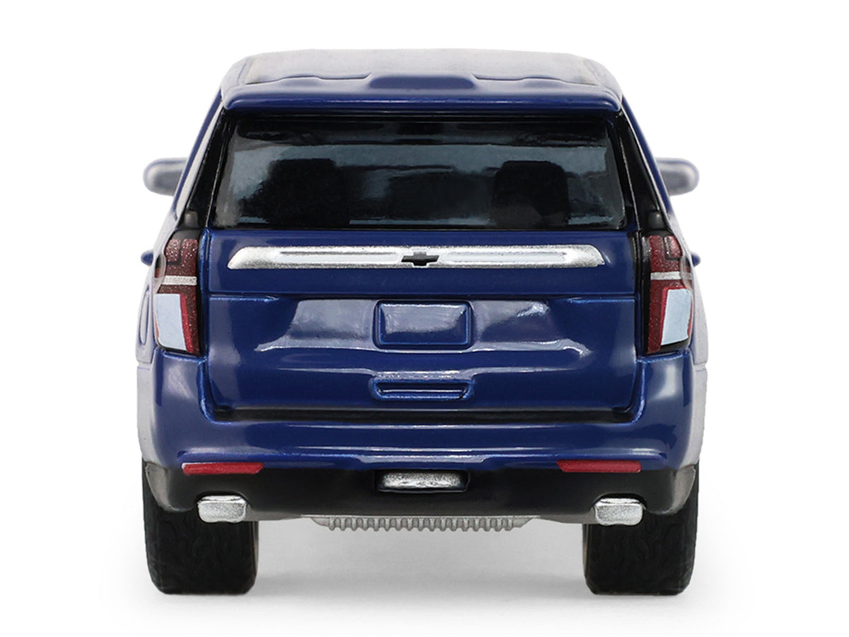 2024 Chevrolet Tahoe Midnight Blue Metallic "Auto Mall" Series 8 1/64 Diecast Model Car