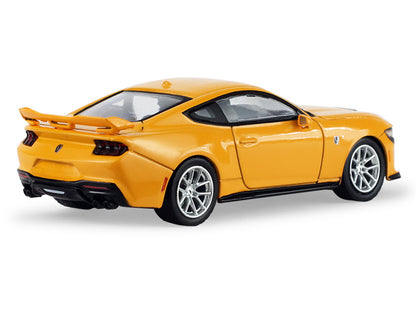 2024 Ford Mustang Dark Horse Yellow Splash Metallic "Auto Mall" Series 8 1/64 Diecast Model Car