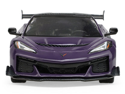 2025 Chevrolet Corvette ZR1 Hysteria Purple Metallic with Carbon Top "Auto Mall" Series 8 1/64 Diecast Model Car