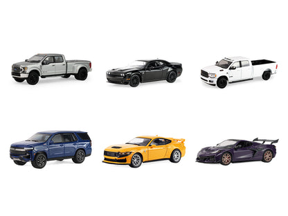 "Auto Mall" Series 8 Set of 6 pieces 1/64 Diecast Model Cars