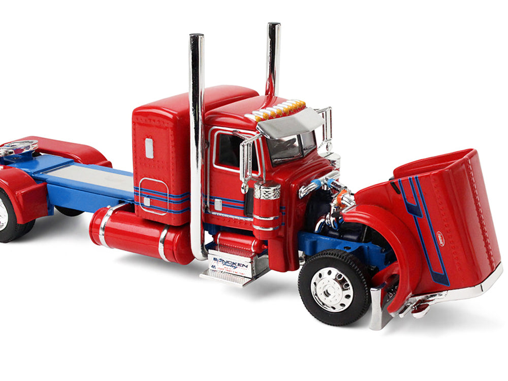 Peterbilt 389 with 36" Flat Top Sleeper and Heil Fuel Tank Trailer "Sancken Custom Truck