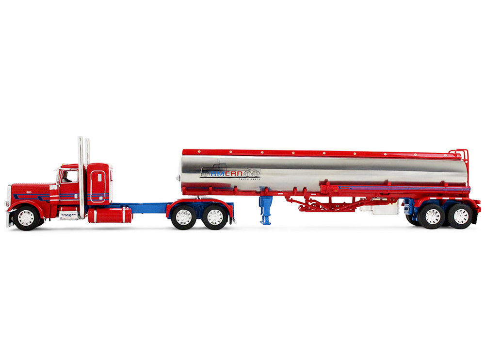 Peterbilt 389 with 36" Flat Top Sleeper and Heil Fuel Tank Trailer "Sancken Custom Truck