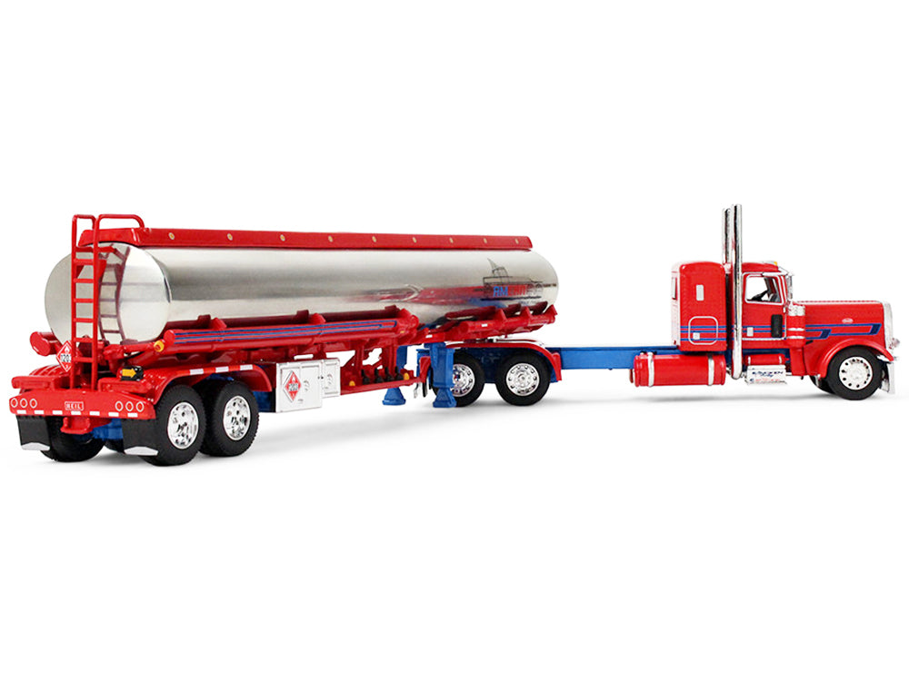 Peterbilt 389 with 36" Flat Top Sleeper and Heil Fuel Tank Trailer "Sancken Custom Truck