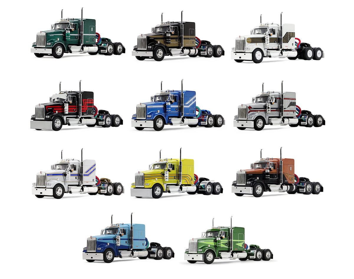 Kenworth W900 Legacy Edition Set of 11 pieces Limited Edition to 1000 pieces Worldwide 1/64 Diecast Model