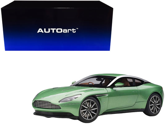 Aston Martin DB11 RHD (Right Hand Drive) Apple Tree Green Metallic 1/18 Model Car