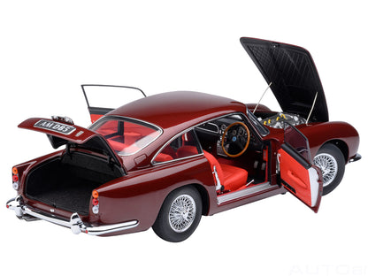 Aston Martin DB5 RHD (Right Hand Drive) Dubonnet Rosso Red Metallic 1/18 Model Car