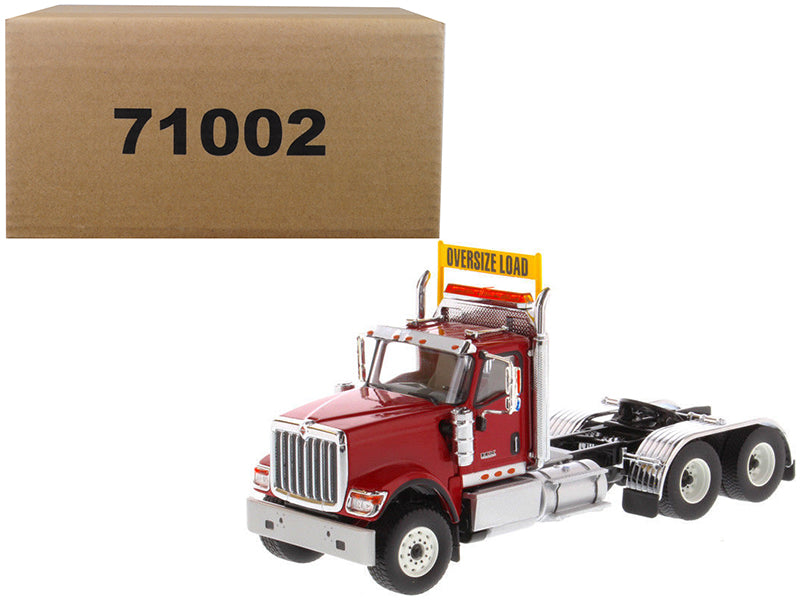 International HX520 Day Cab Tandem Tractor Red 1/50 Diecast Model