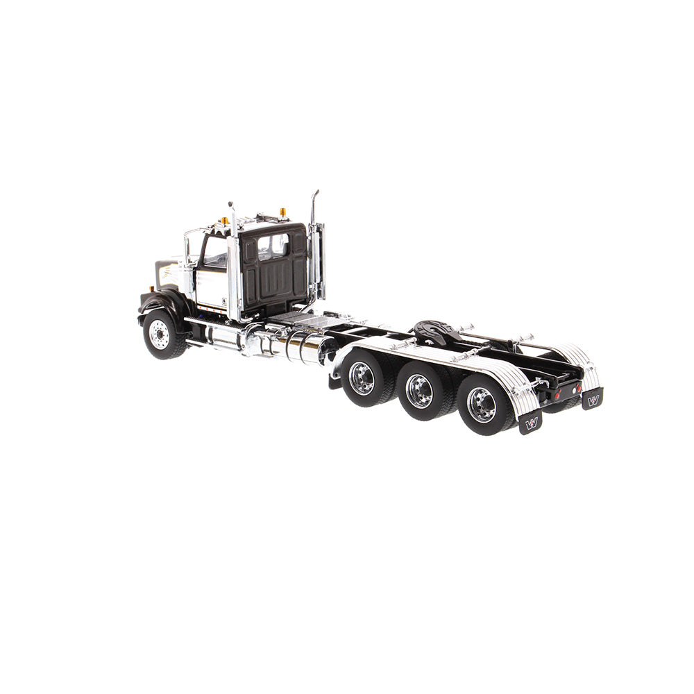 Western Star 4900 SF Tridem Day Cab Truck Tractor Black "Transport Series" 1/50 Diecast Model