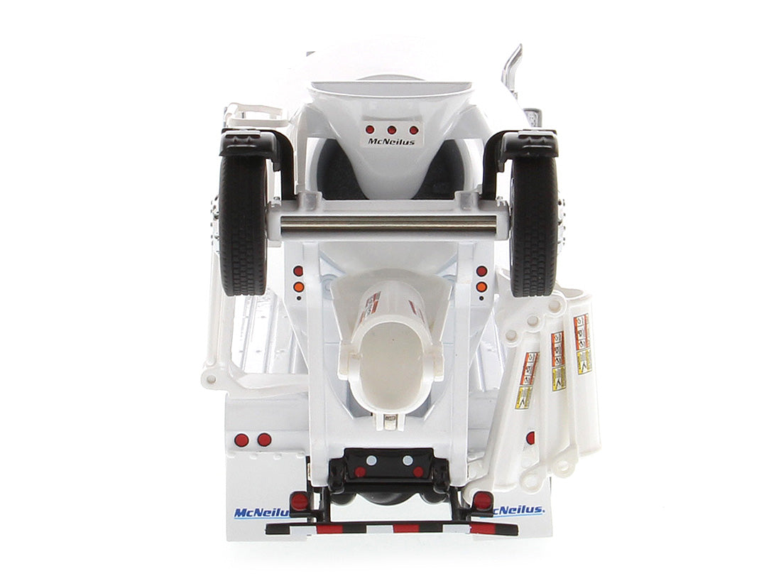 Kenworth T880 SFFA with McNeilus Bridgemaster Concrete Mixer White "Transport Series" 1/50 Diecast Model