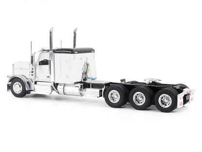 Peterbilt 589 Legendary Package Truck Tractor with 58" Sleeper White with Black Top "Transport Series" 1/50 Diecast Model